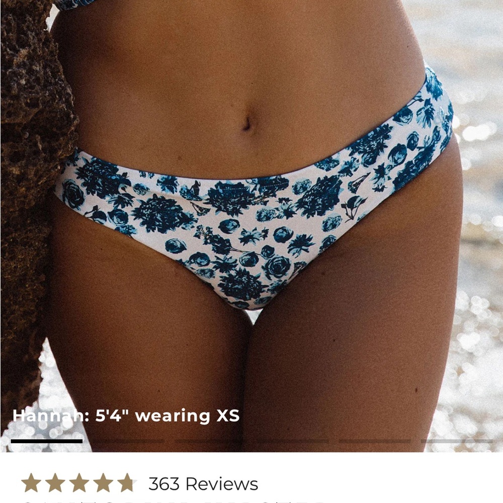 NWT Albion Fit 2 piece bikini set Santorini print. Size.Small - Picture 2 of 16